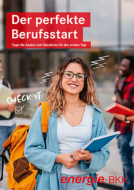 Deckblatt Broschüre Der perfekte Berufsstart