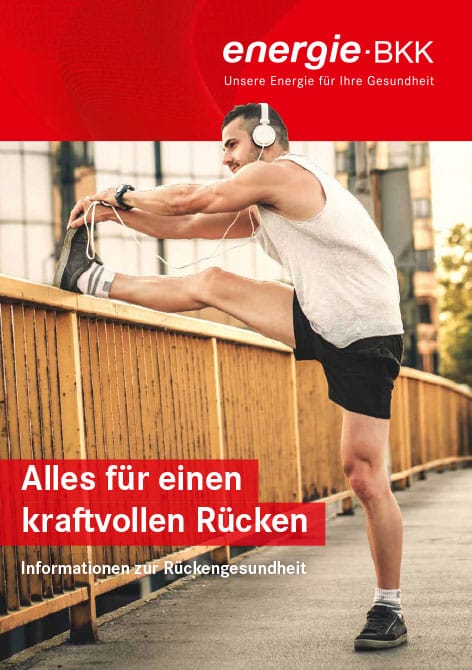 Deckblatt Broschüre Alles für einen kraftvollen Rücken