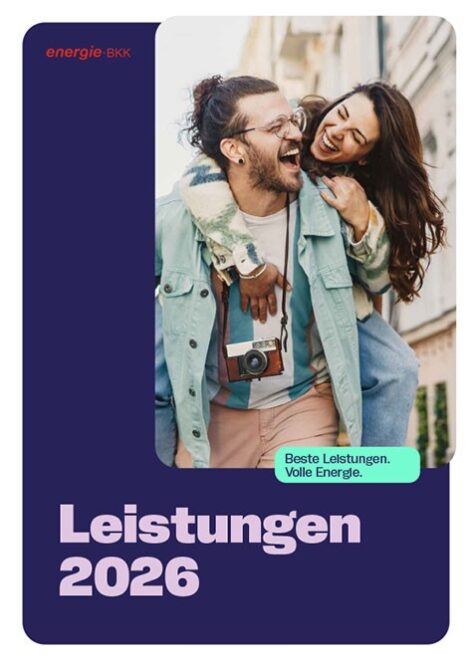 Titelblatt Leistungsbroschüre energie-BKK