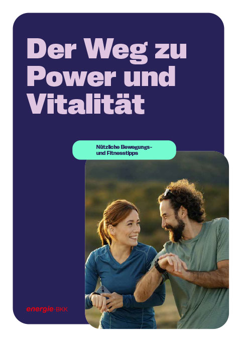 Bild zeigt das Titelbild für die Broschüre Fitnesstipps