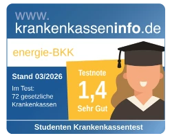 Qualitätsiegel Studenten krankenkasseninfo 03/2026