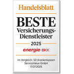 Qualitätssiegel Handelsblatt Dienstleister 2025
